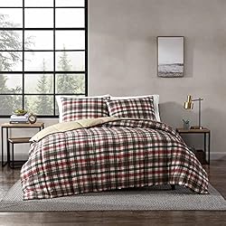Eddie Bauer - King Comforter Set, Reversible Plaid