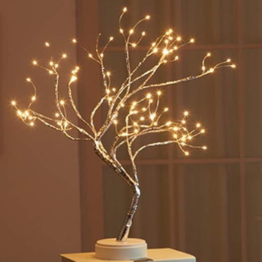 Led Baumlicht Bonsai Baum Licht Tabellen Lampe Lichterbaum Flexible Zweige Baumlicht Fur Haus Party Hochzeit Festival Weihnachts Dekorationen Amazon De Kuche Haushalt