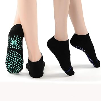 Amazon.com: Calcetines para yoga, trampolín, pilates, yoga ...