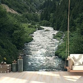 Wall Mural Landscape Removable Wallpaper Wall Sticker for Bedroom Living Room - 66x96 inches