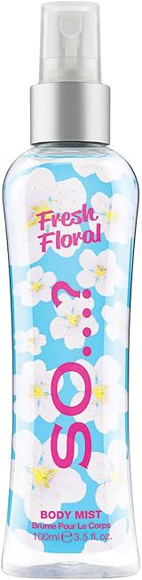 So? Womens Fresh Floral Body Mist Fragrance Spray 100ml Vegan Cruelty Free view 1