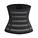 Bafully Weight Loss Hourglass Waist Trainer Body Cincher Sport Workout Shapers (S, Black)