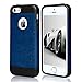Desiro iPhone 5 case, iPhone 5S case, Durable TPU Slim Fit Protective Case Cover for Apple iPhone 5/5S (Navy Blue)