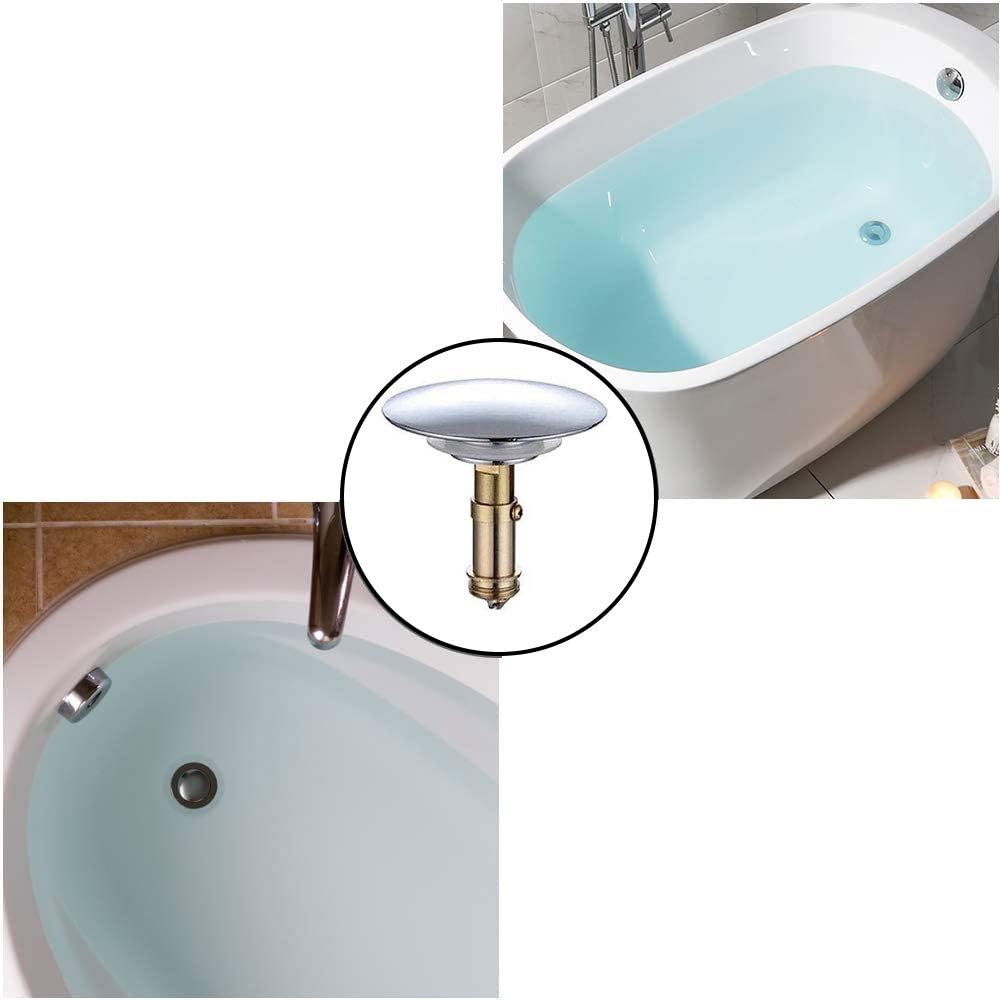 JINXM Bathroom Sink Drain Plug Stopper Pop Up Click Clack Sprung Plug for Washbasin Kitchen Bathroom - Image 5