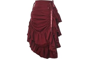 GRACEART Women's Victorian Steampunk Skirt Pirate Costume Burlesque