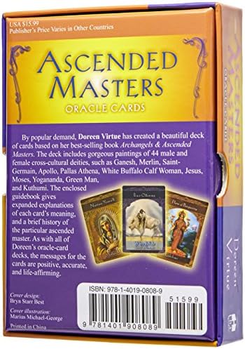 Ascended Masters Oracle Cards Virtue Phd Doreen Amazon Co Uk Kitchen Home