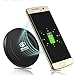 Fast Wireless Charger,KimHee Fast Charge QI Wireless charging pad.more Fast,and Light.built-in wireless charging receiver.Stand for Samsung iphone,etc,Compatible with Standard Qi-enabled devices
