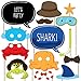 Big Dot of Happiness Under The Sea Critters - Birthday Party or Baby Shower Photo Booth Props Kit - 20 Count