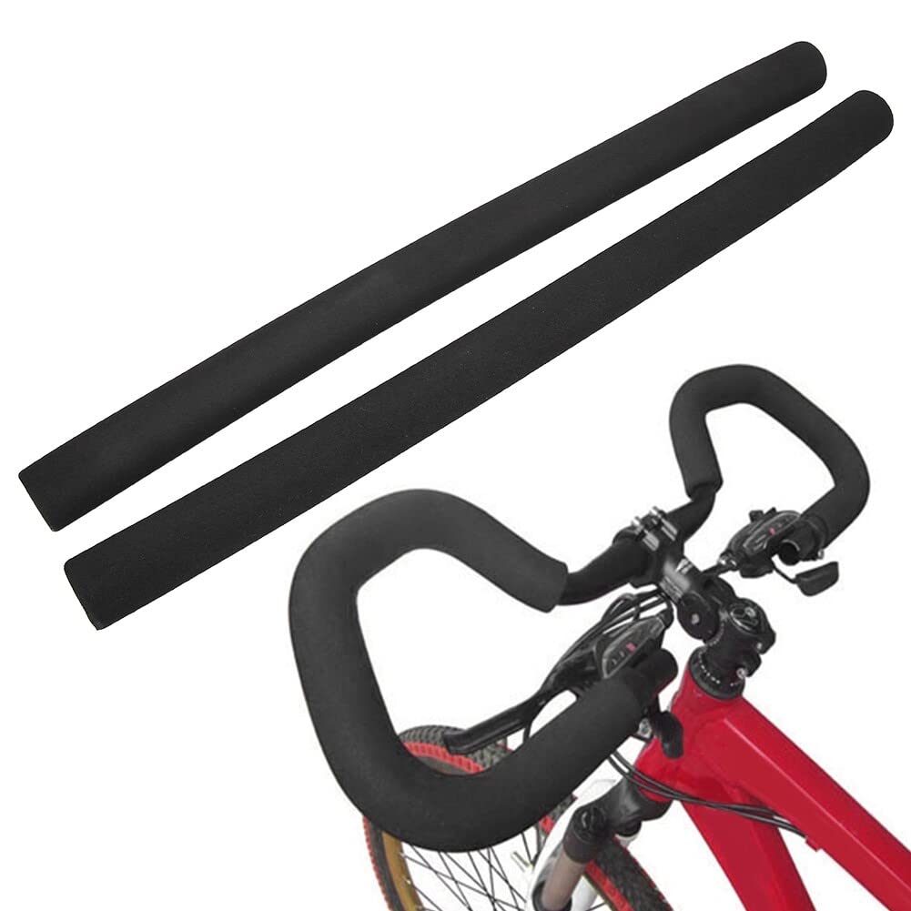 Photo 1 of Zjyufy Foam Bike Handlebar Grips Cover Bicycle Tube Sponge Soft Grips Foam Tubing Cover for Mountain Road Bike, Inner Dia 22mm