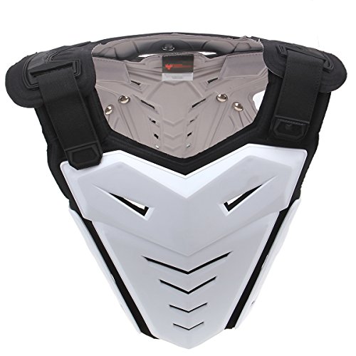 Possbay Chest Back Protector, Body Vest Armor Protective for Motocross Riding Skating Skiing Scooter