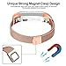 AK for Fitbit Alta HR Bands Milanese Stainless Steel Small Large Magnetic Closure, Adjustable Alta HR/Alta Accessories Metal Bands Straps for Fitbit Alta HR 2017/ Fitbit Alta 2016 (Rose Gold, Small)