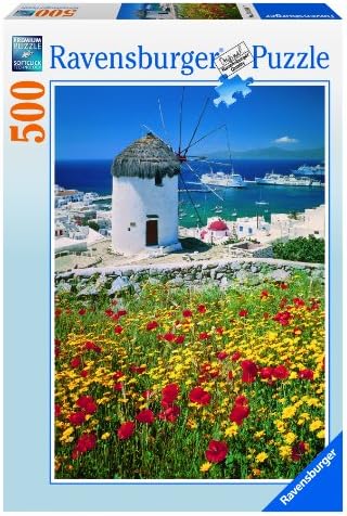 Ravensburger Mykonos, Greece - 500 Pieces Puzzle