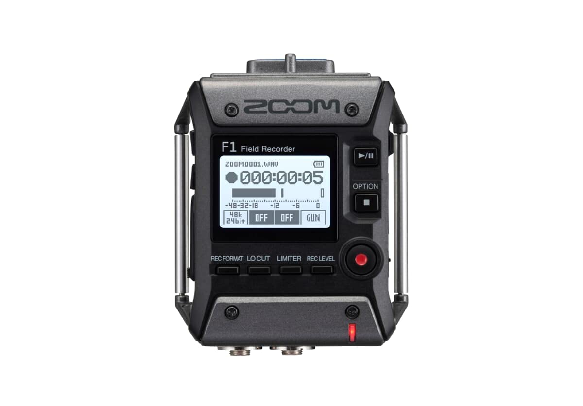 ZOOM F1-SP Field Recorder with SGH-6 Shotgun Shotgun Microphone - Professional Audio Recorder for Film, Video, Interviews - EU Version - Black