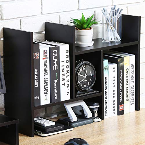FITUEYES Desktop Shelves Office Desk Organizer Storage Rack Free Style