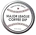 Major League Coffee Dip (Pack of 2) Quit Chewing Tin Can Non Tobacco Nicotine Free Smokeless Alternative to Chew Snuff Snus Leaf