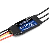 ZTW Beatles G2 Brushless 20A ESC 2-4S for Fixed-Wing RC Airplanes | 32-bit ESC with adjustable 5V/6V 4A switching BEC, pre-soldered XT60 input and 3.5mm gold bullet motor connectors