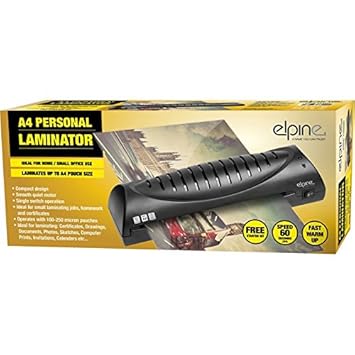 A4 LAMINATOR MACHINE HOME OFFICE ROLLER HOT LAMINATING SILENT