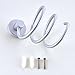 MelonBoat Hair Blow Dryer Holder, Wall Mount Spiral Blower Stand 2 Pack