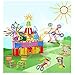 BYMEE 370 Pieces Engineering Building Toys Creative Construction Building Blocks Toys with Stick Bars at Different Shape and Color Educational Interlocking Toys for Boys and Girls