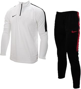Amazon Co Jp Nike ナイキ メンズ サッカーウェア 1 4 ジップ サッカードリルトップ パンツ 上下セット 9347 9364 100ホワイト019ブラック Xl スポーツ アウトドア