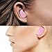 Efanr Sports Invisible in Ear Mini Bluetooth 4.0 Headset Earphone Earbuds Headphones with Hands-free Calling Stereo for iPhone 7 6 Plus 6 5 5S Samsung Galaxy Android IOS Smartphones (Pink)