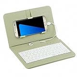 Aobiny Wired Keyboard Flip Holster Cell Phone Case