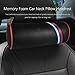 Car Pillow,Pure Memory Cotton Space Head Pillow with Removable Cover, Ergonomic Design for Ultra Comfort Relieve Neck Pain