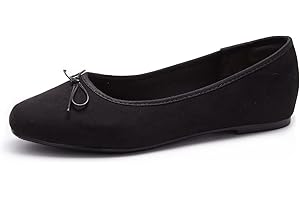 AFEETSING Women's Round Toe Ballet Flats Comfortable Bow Dressy Flats Shoes for Women