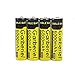 Garberiel 8 PC 18650 Battery 6000 mAh 3.7v Performance Li-ion Rechargeable Batteries + 2 x Dual Chargers