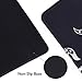 iLeadon Desk Pad Protector, Large Gaming Mouse Pad 35.1 x 15.75-inch 2.5mm Thick, Cute Desk Decor, Office Desk Writing Pad with Non-Slip Rubber Base for Home Office Work Accessories, Black Mandala