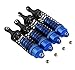 Shaluoman Aluminum Front + Rear Shock Absorber For Traxxas 1:10 Slash 4x4 Dark Blue
