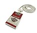 Mens Iced Out Hiphop Silver Swisher Sweets Cigarillos Pendant Box Chain Necklace