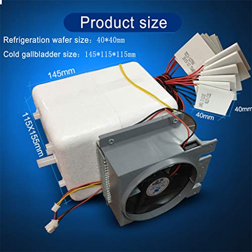 ❤Ywoow❤ Refrigerator Semiconductor, DIY Electronic Semiconductor Refrigerator Radiator Cooling Film Equipment