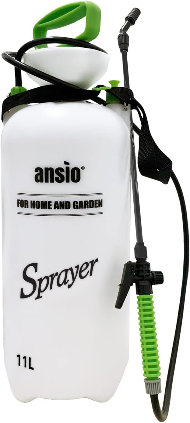 ANSIO Garden Sprayer 11 Litre Pressure Pump Action Water Sprayer
