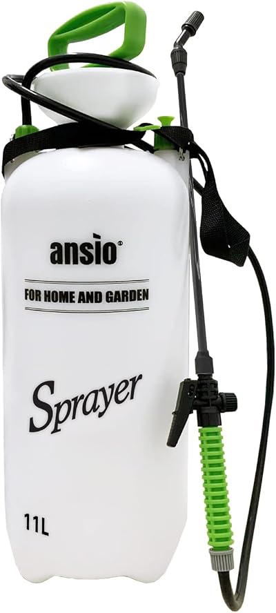 ANSIO Garden Sprayer 11 Litre Pressure Pump Action Water Sprayer