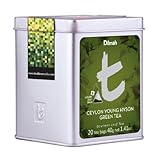 Dilmah Tea, Ceylon Young Hyson Green Tea, 20-Count Luxury Leaf Teabags (Pack of 2)