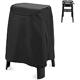 Grill Cover for Weber Lumin Electric/Compact Grill with Stand, Waterproof | Fits Weber Lumin Electric/Lumin Compact Grill with Stand, Top Air Vents, Rust Protection, Heavy Duty, Wind &amp; Cold Proof, 600D