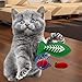 SCIROKKO Christmas Cat Toys Stocking Set for Cats, includes Jingle Toy,Mice Ball,Catnip Fish,Feather Ball,Mylar Crinkle Ball,Cat Teaser Wand & More Cute Kitty Toys