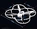 Syma X11C RC Quadcopter with Camera & LED Lights - White