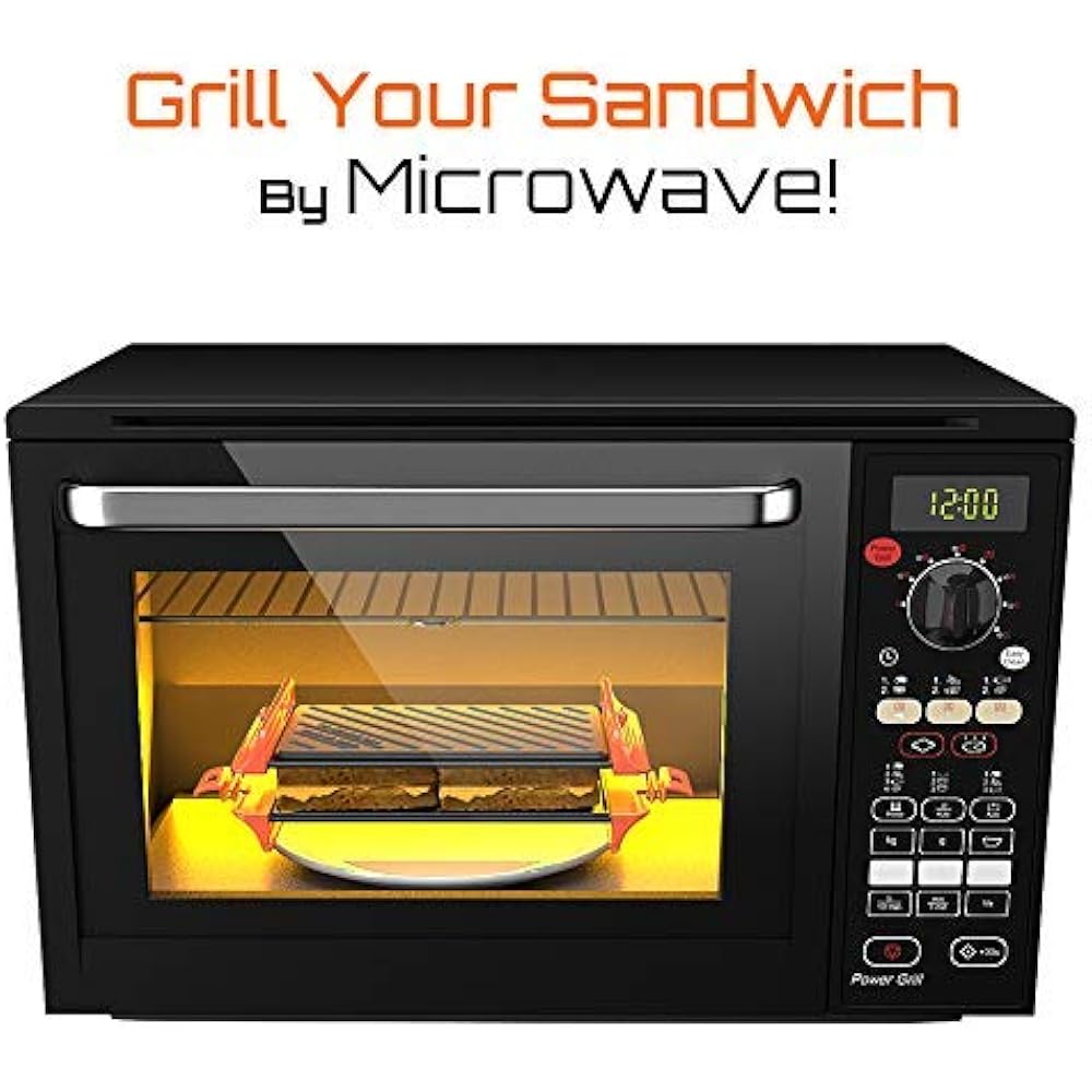 Breakfast Sandwich Maker Microwave Grill Cheese Toaster Crisper Cooking