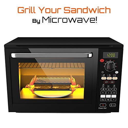 Microwave Cookware | Microwave Sandwich Grill | Cheese Sandwich Toaster | Microwave Crisper | Cooking Fast and Dishwasher Safe