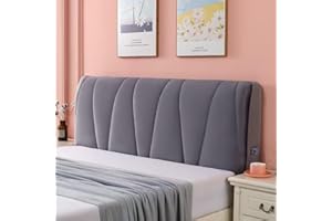 SPEESY Velvet Bed Headboard Slipcover for Queen Full Twin Cal King Size Bed,Quilted Bed Headboard Cover Thicken Headboard Dustproof Protector Cover (Color : #11, Size : Twin:120cm/47in)