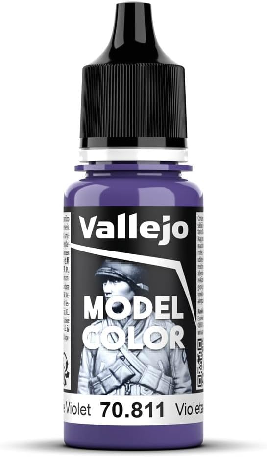 Vallejo Model Color 17 ml Blue Violet Acrylic Paint for Brush Painting