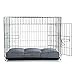 Petsure Extra Large Dog Bed (44x35x4 inches) for Dogs & Cats - Water-Resistant Oxford Fabric Dog Mattress - Ideal for Cars, Dog Crate Or Elevated Dog Bed, Dog Bed Trampoline - Grey