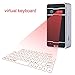 iNextStation Wireless Bluetooth Projection Virtual Keyboard,Ultra-Portable Full-Size mini projector Laser Virtual Keyboard Mouse Bluetooth for iPhone iPad Galaxy Tab Galaxy Note Android Phone Tablet
