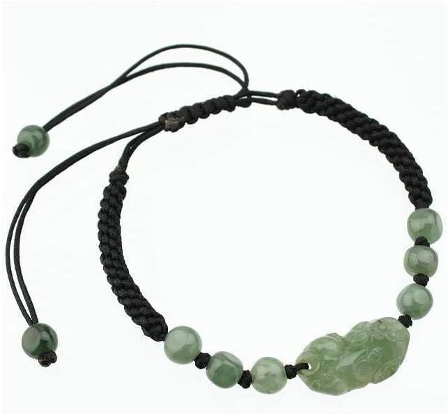 lachineuse Pi Xiu Agate Bracelet, green, Non applicable, Adjustable (1.5 cm) - Image 4