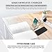 Seneo iPhone X Wireless Charger, Fast Wireless Charging Pad Stand (NO AC Adapter) for Galaxy Note 8 S8 S8 Plus S7 Edge S7 S6 Edge Plus Note 5, Standard Charge for iPhone X iPhone 8 iPhone 8 Plus