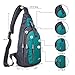 CARQI Sling Bag Waterproof Shoulder Backpack Crossbody Purse for Hiking Camping