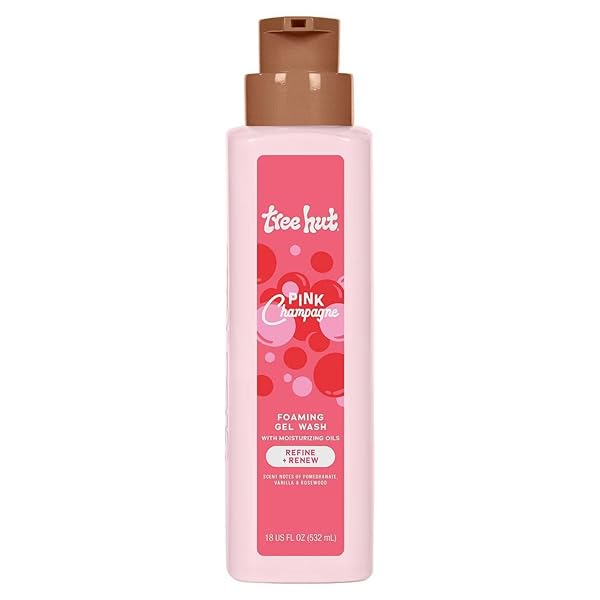 TREE HUT PINK CHAMPAGNE BODY WASH, HYDRATING &...