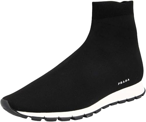 prada fabric high top sneakers